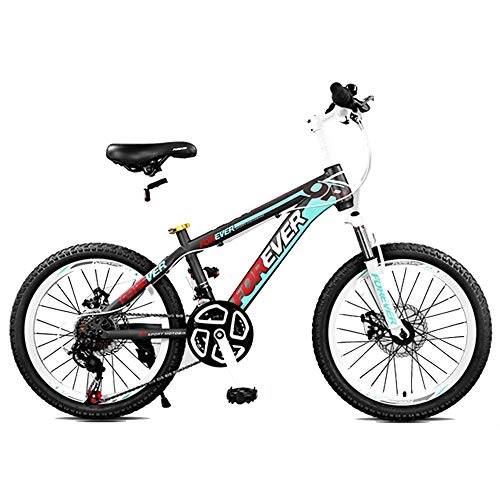 Bicicletas de montaña : XiXia X Bicicleta de montaña Bicicleta Juvenil Acero de Alto Carbono Hombres y Mujeres Velocidad Variable Frenos de Disco Bicicleta 24 Velocidad 22 Pulgadas