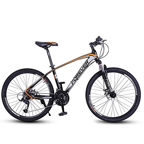 Bicicletas de montaña : XiXia X Bicicleta de montaña Bicicleta Marco de Aluminio Amortiguador Doble Freno de Disco Estudiante Adulto Hombre y Mujer Bicicleta 24 Velocidad 26 Pulgadas