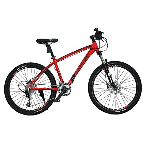 Bicicletas de montaña : XXL Bicicleta Montaña para Adultos, 26 Pulgadas Marco de Aluminio Bikes MTB Suspensión Completa 27 Velocidades Doble Freno Disco Bicicleta de Carretera para Hombres y Mujeres