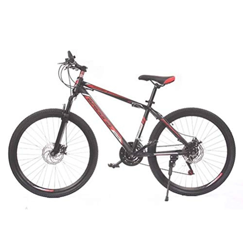 Bicicletas de montaña : YOUSR Bicicleta De Montaa Boy Outdoor Travel Bike, 20 Pulgadas City Road Bicicleta Bicicleta De Estilo Libre Black Red