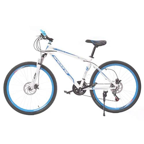 Bicicletas de montaña : YOUSR Bicicleta De Montaa Boy Outdoor Travel Bike, 20 Pulgadas City Road Bicicleta Bicicleta De Estilo Libre White Blue