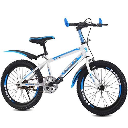 Bicicletas de montaña : ZXCVB Bicicleta De Montaña De 20 / 22 / 24 Pulgadas con Adultos Jóvenes De Ciclismo Rígido De Ocio Adecuado para Hombres Niños Y Mujeres De 125-170 Cm, Blue-20inch