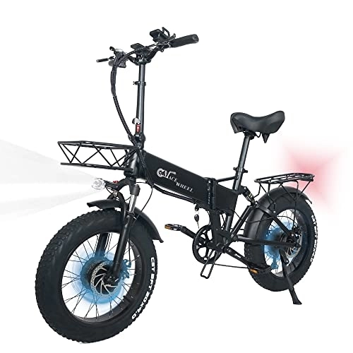 Bicicletas eléctrica : 20'' Bicicleta Eléctrica E-Bike Plegable(Doble Motor), con Batería de Litio Actualizado de 17Ah 90KM, Shimano 7 Velocidades, Amigo Fiable para Explorar - Adatto per la Montagna