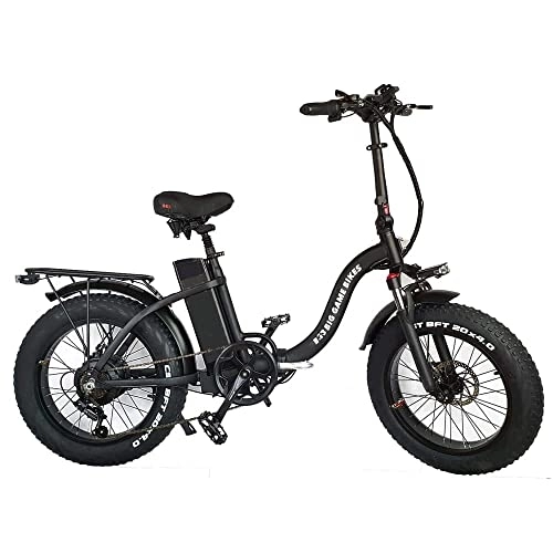 Bicicletas eléctrica : 20 Pulgadas Bicicleta eléctrica Plegable, 48V 24Ah E-Bike con kilometraje de Larga duración, Bicicleta de montaña de Velocidad rápida, luz Trasera con señal de Giro (48V 17A)
