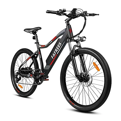 Bicicletas eléctrica : 26'' Bicicleta Montaña Adulto, Bicicleta Electrica para Adultos 350W Motor Sony 48V 11.6Ah Batería extraíble, Sistema de Recarga E-Pas, Cambios Shimano de 7 velocidades(EU Warehouse), Black