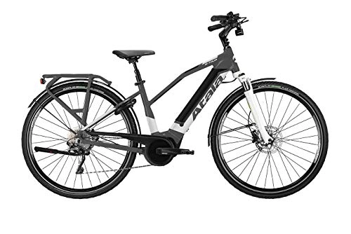Bicicletas eléctrica : Atala - Bicicleta elctrica B-Tour SLS Lady de 10 velocidades, talla M (160-175 cm), color antracita / blanco / negro, kit elctrico Bosch Performance Cruise 500 wh