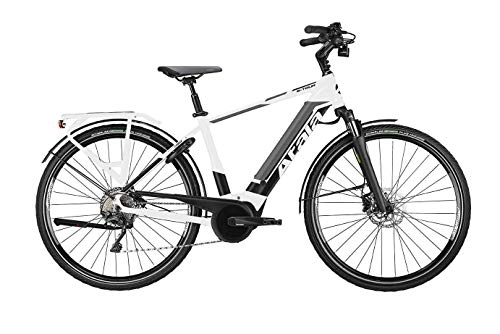 Bicicletas eléctrica : Atala - Bicicleta elctrica B-Tour SLS Man de 10 velocidades, color blanco / antracita / negro mate, talla M (49 cm), kit elctrico Bosch Performance Cruise 500 Wh