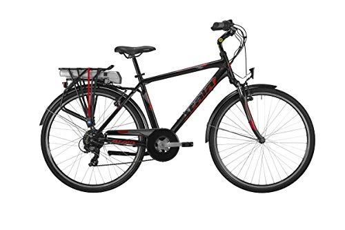 Bicicletas eléctrica : Atala Bicicleta elctrica E-Bike Trekking Front Rueda 28 Run FS Horquilla amortiguada 300 WH Man BAFANG 25 NM Gamma 2019