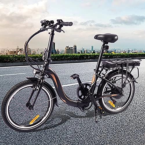 Bicicletas eléctrica : Bici electrica 20 Pulgadas E-Bike 7 velocidades Batería de 45 a 55 km de autonomía ultralarga Compañero Fiable para el día a día
