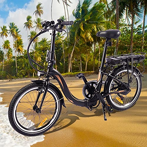 Bicicletas eléctrica : Bici electrica 250W Motor Sin Escobillas E-Bike 7 velocidades Batería de 45 a 55 km de autonomía ultralarga Una Bicicleta eléctrica Adecuada para el Uso Diario de Todos
