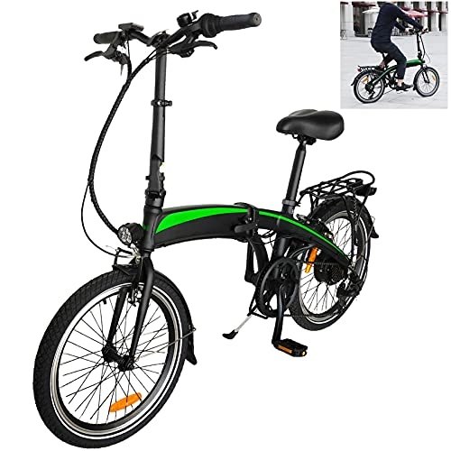 Bicicletas eléctrica : Bici electrica Plegable Marco Plegable 20 Pulgadas 3 Modos de conducción Commuter E-Bike Batería de Iones de Litio Oculta 7.5AH extraíble