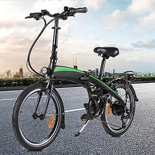Bicicletas eléctrica : Bici electrica Plegable Marco Plegable Motor Potente de 250W 3 Modos de conducción Commuter E-Bike Autonomía de 35km-40km