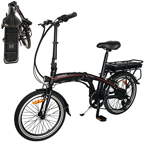 Bicicletas eléctrica : Bicicleta elctrica Bicicleta elctrica Plegable, Bicicletas De Carretera 250W Batera 48V 16Ah 25 km / h Bicicleta Eléctricas para Adultos / Hombres / Mujeres.
