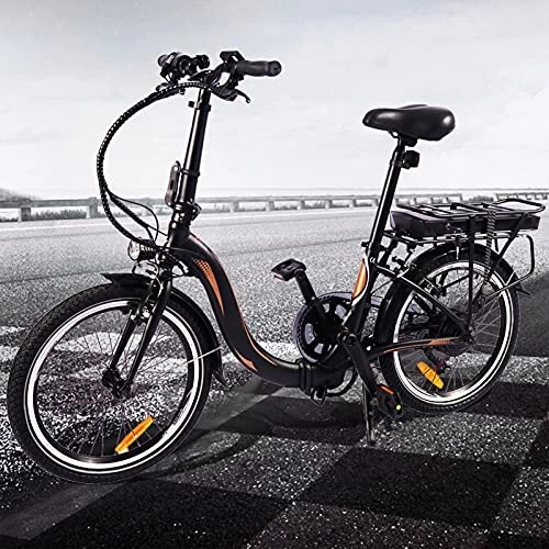 Bicicletas eléctrica : Bicicleta electrica Adulto 20 Pulgadas E-Bike Cuadro Plegable de aleación de Aluminio Crucero Inteligente Compañero Fiable para el día a día