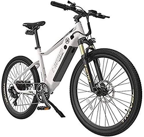 Bicicletas eléctrica : Bicicleta electrica, Bici de montaña eléctrica de 26 pulgadas para adultos con batería de iones de litio de 48V 10AH / Motor de 250W DC, sistema de velocidad de la variable 7S, marco de aleación de al