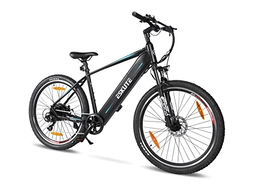 Bicicletas eléctrica : Bicicleta Eléctrica 27, 5" ESKUTE Netuno, Bici Electrica con Batería Samsung Cell 36V 14, 5Ah, E-MTB para Adultos con Motor 250W, E-Bike con Autonomía hasta 120 km