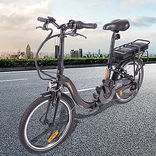 Bicicletas eléctrica : Bicicleta eléctrica Batería Litio 36V 10Ah E-Bike 7 velocidades Bicicleta eléctrica Inteligente Adultos Unisex