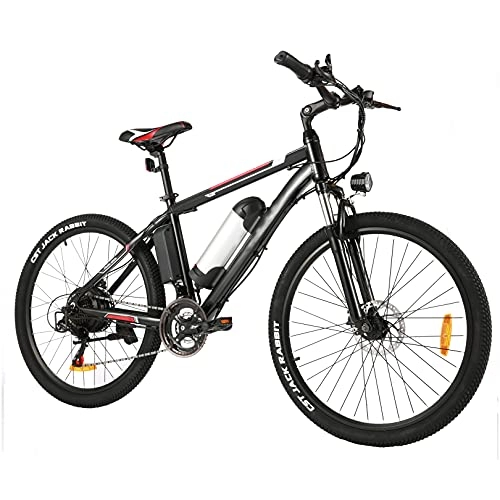 Bicicletas eléctrica : Bicicleta Eléctrica / Bicicleta de Montaña Eléctrica de 26 Pulgadas, 250 w Ebike con Batería de Iones de Litio de 36 v y 8 Ah, Cambios Shimano De 21 Velocidades