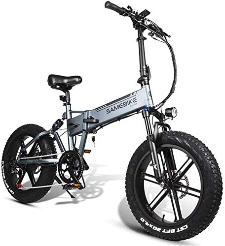 Bicicletas eléctrica : Bicicleta Eléctrica Bicicleta eléctrica, bicicleta de montaña plegable de la bicicleta de montaña de montaña 48V10AH Batería de litio 48V10AH, resistencia de 30-50 km, asiento ajustable, gran carga de