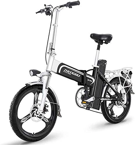 Bicicletas eléctrica : Bicicleta Eléctrica Bicicleta eléctrica de 20 pulgadas, motor sin escobillas 48V400W, opciones de batería de litio 21 / 30 / 35Ah, duración de la batería 110-200 km, satisfacción de las necesidades de v