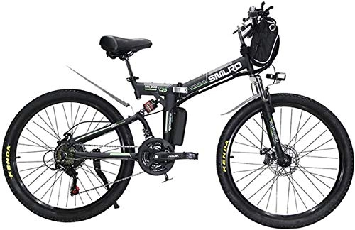Bicicletas eléctrica : Bicicleta Eléctrica Bicicleta eléctrica Ebikes Folding Ebike para adultos, 26 pulgadas de bicicleta de montaña eléctrica Ciudad E-bicicleta, bicicleta ligera para adolescentes Hombres Mujeres Batería