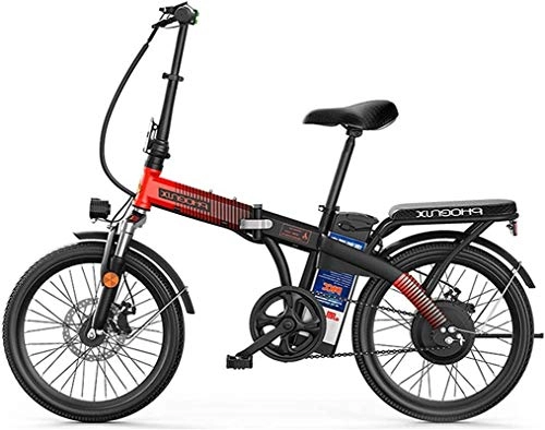 Bicicletas eléctrica : Bicicleta Eléctrica Bicicletas de 20 pulgadas de bicicletas de 20 pulgadas Bicicleta eléctrica plegable, bicicleta eléctrica de batería de litio de 48V 8AH de 48V 8Ah para adultos Ciudad de la ciudad,