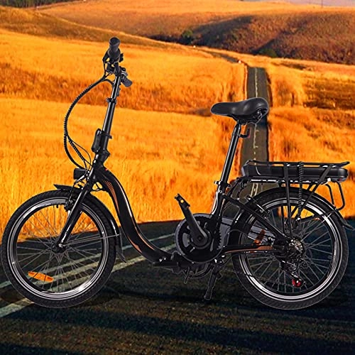 Bicicletas eléctrica : Bicicleta eléctrica con Batería Extraíble Bicicleta Eléctrica Urbana 7 velocidades Batería de 45 a 55 km de autonomía ultralarga Compañero Fiable para el día a día