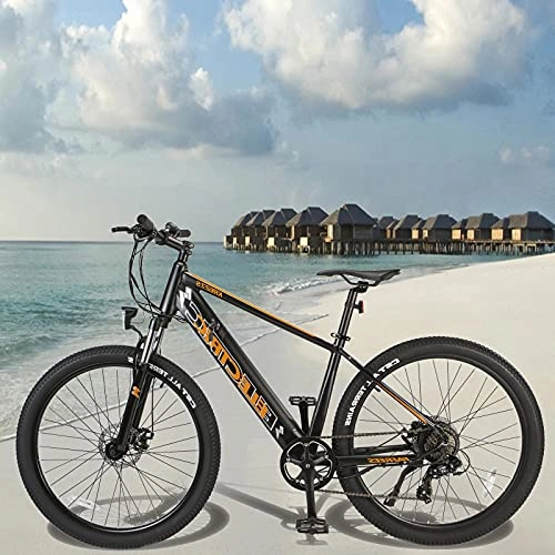 Bicicletas eléctrica : Bicicleta Eléctrica de Montaña 250 W Motor Bicicleta Eléctrica E-MTB 27, 5" E-Bike MTB Pedal Assist Engranaje De 7 Velocidad De Shimano Compañero Fiable para el día a día