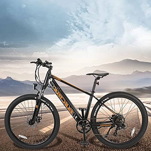 Bicicletas eléctrica : Bicicleta Eléctrica de Montaña 250 W Motor Mountain Bike de 27, 5 Pulgadas E-Bike Engranaje De 7 Velocidad De Shimano Amigo Fiable para Explorar