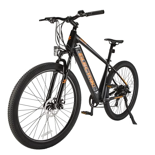 Bicicletas eléctrica : Bicicleta Eléctrica de Montaña 250 W Motor Mountain Bike de 27, 5 Pulgadas E-Bike Engranaje De 7 Velocidad De Shimano Hombres Mujeres con Instrumento LCD Central & Autonomía Buena