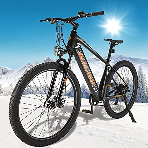 Bicicletas eléctrica : Bicicleta Eléctrica de Montaña Batería Extraíble 250 W Motor E-Bike MTB Pedal Assist con Instrumento LCD Central & Autonomía Buena