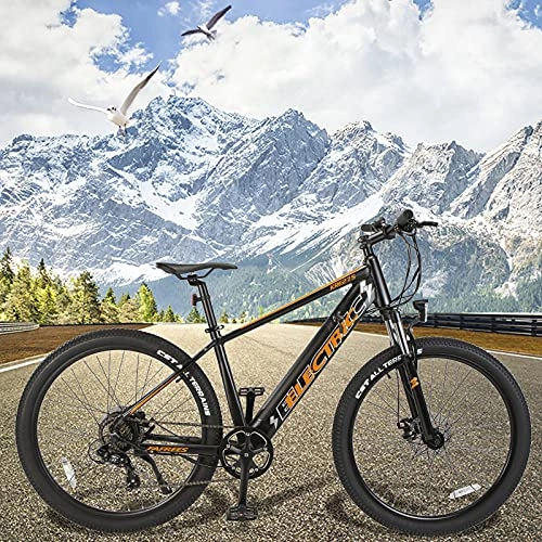 Bicicletas eléctrica : Bicicleta Eléctrica de Montaña Batería Extraíble de 36V 10Ah Mountain Bike de 27, 5 Pulgadas E-Bike Engranaje De 7 Velocidad De Shimano Amigo Fiable para Explorar