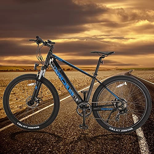 Bicicletas eléctrica : Bicicleta Eléctrica de Montaña Batería Litio 36V 10Ah Bicicleta Eléctrica E-MTB 27, 5" Bicicleta Eléctrica Urbana Engranaje De 7 Velocidad De Shimano Compañero Fiable para el día a día