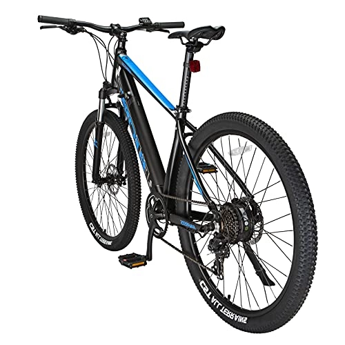 Bicicletas eléctrica : Bicicleta Eléctrica de Montaña de 27, 5" Batería Extraíble de 36V 10Ah Mountain Bike de 27, 5 Pulgadas E-Bike Engranaje De 7 Velocidad De Shimano Compañero Fiable para el día a día