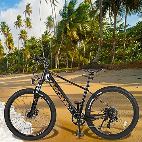 Bicicletas eléctrica : Bicicleta Eléctrica de Montaña de 27, 5" Batería Litio 36V 10Ah Bicicleta Eléctrica E-MTB 27, 5" E-Bike MTB Pedal Assist Engranaje De 7 Velocidad De Shimano Amigo Fiable para Explorar
