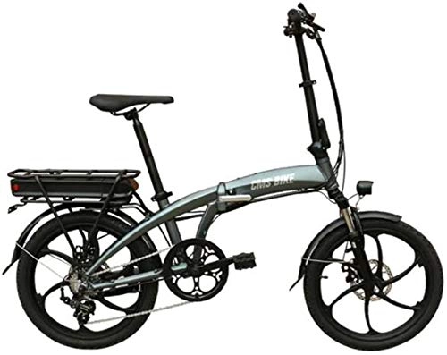 Bicicletas eléctrica : Bicicleta eléctrica de nieve, Bicicleta eléctrica 26 pulgadas Bicicleta eléctrica plegable Batería de iones de litio (48V 350W 10.4A) Ciudad de la ciudad Velocidad máxima 32 km / h Capacidad de carga