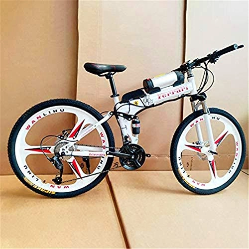 Bicicletas eléctrica : Bicicleta eléctrica de nieve, Bicicletas eléctricas para adultos, aleación de aluminio de 360W Ebike Bicicleta extraíble 36V / 8AH Batería de iones de litio Bicicleta de montaña / viaje EBIK Batería d