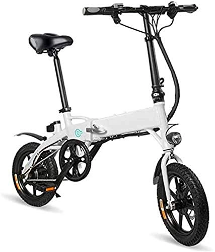 Bicicletas eléctrica : Bicicleta eléctrica de nieve, Eléctrica bicicleta de montaña Bicicleta plegable E-bici, 3 modos, 250W de motor, la batería 7.8Ah, faros delanteros LED, manillar y asiento ajustables Batería de litio P
