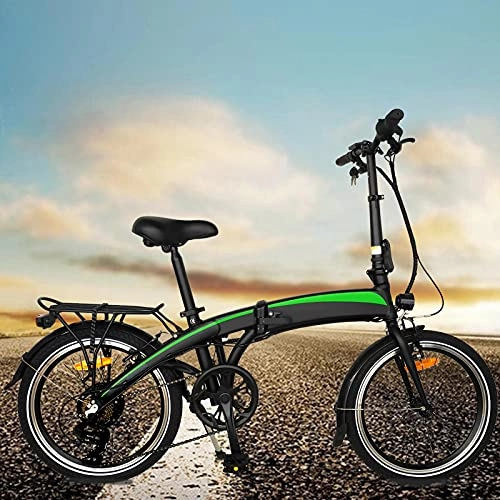 Bicicletas eléctrica : Bicicleta eléctrica E-Bike Rueda óptima de 20" 250W 7 velocidades Autonomía de 35km-40km