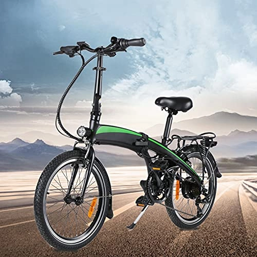 Bicicletas eléctrica : Bicicleta eléctrica E-Bike Rueda óptima de 20" 250W Commuter E-Bike Batería de Iones de Litio Oculta 7.5AH extraíble
