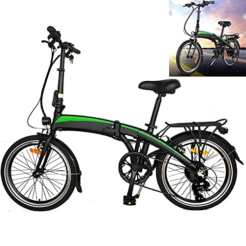 Bicicletas eléctrica : Bicicleta eléctrica para hombre, velocidad máxima de conducción, 25 km / h, bicicleta de adulto eléctrica plegable, bicicleta de mujer, adulto, pantalla LCD de la batería de iones de litio