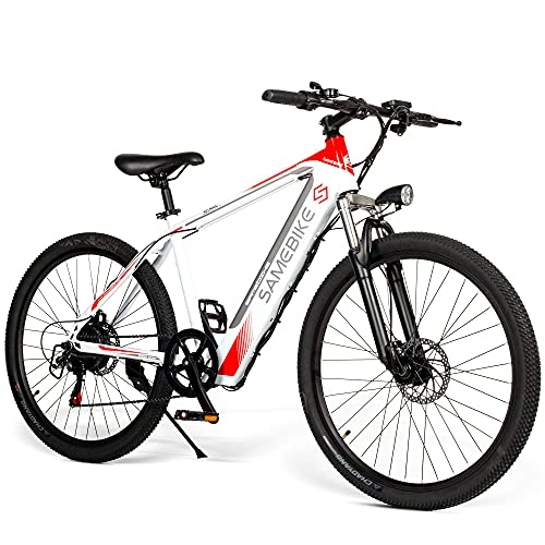Bicicletas eléctrica : Bicicleta eléctrica Plegable de Rueda de 26", Bicicleta de montaña eléctrica de Aluminio de 250 W con Borde de radios SAMEBIKE SH26 (Negro)