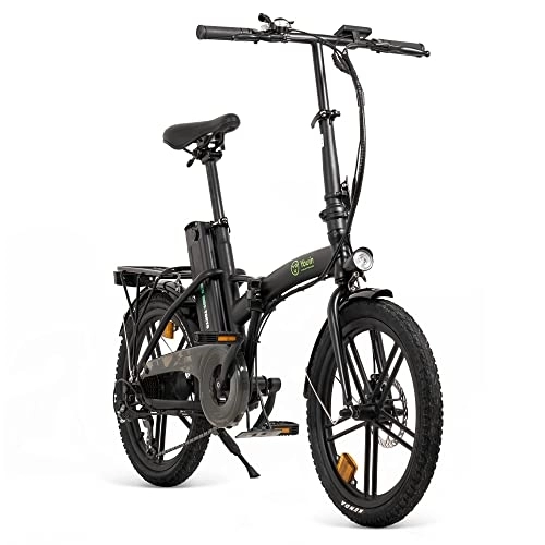 Bicicletas eléctrica : Bicicleta eléctrica Urbana, Youin Tokyo, Plegable, Ruedas de 20", autonomía hasta 40 km, Cambio de Marchas Shimano 7 velocidades