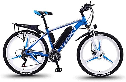 Bicicletas eléctrica : Bicicletas, Bicicleta eléctrica de montaña Bicicleta eléctrica plegable para adultos de 26 pulgadas 36V 350W, Batería de litio extraíble Bicicleta eléctrica de montaña de aleación de aluminio, Adecuad