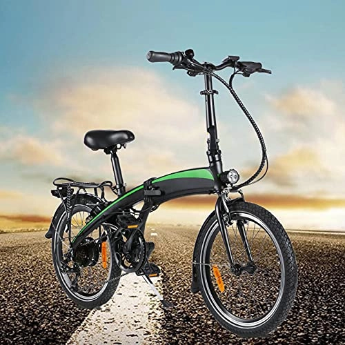 Bicicletas eléctrica : Bicicletas electrico Marco Plegable Motor Potente de 250W 250W Commuter E-Bike Batería de Iones de Litio Oculta de 7, 5AH