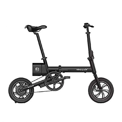Bicicletas eléctrica : CBA BING Bicicleta eléctrica eléctrica de Viaje Plegable para Adultos al Aire Libre, batería extraíble de Iones de Litio de Gran Capacidad, con luz LED y Pantalla LCD, para desplazamientos y Ocio