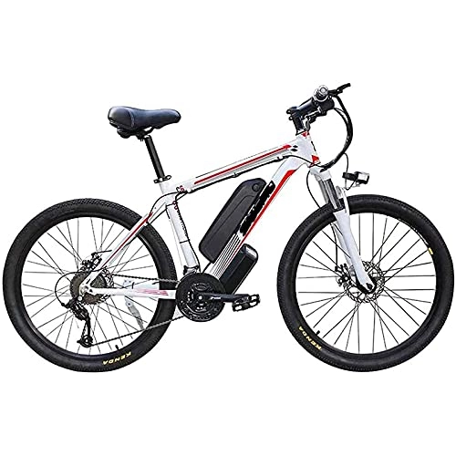 Bicicletas eléctrica : CDPC Bicicletas eléctricas, Bicicletas eléctricas de montaña para Adultos de 26 Pulgadas, Bicicletas eléctricas de aleación de Aluminio de 360 ​​W móviles, baterías de Litio de 48 V / 10 A, bicic
