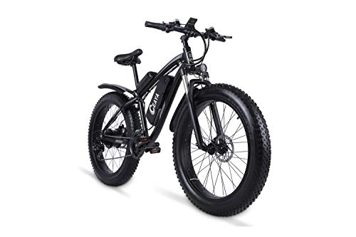 Bicicletas eléctrica : Ceaya Bicicletas eléctricas Plegable 26 Pulgadas 1000W 48V batería Dual MTB E-Bike Adulto