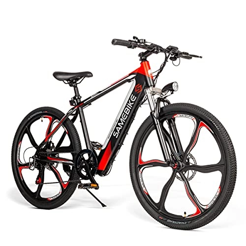Bicicletas eléctrica : CHEIRS Bicicletas eléctricas para Adultos, Motor de 350 W, batería de Iones de Litio extraíble de 36 V 8 Ah, hasta 35 KM / H con, para Ciclismo al Aire Libre, Bicicleta de montaña