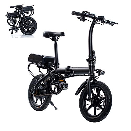 Bicicletas eléctrica : CYC Bicicleta Elctrica Plegables Motor Bicicleta Ruedas de 14" Batera 36v 22ah 100 Km de Duracin de La Batera Puede Soportar 120 Kg 250w Bici Electricas Adulto para Viajes Al Aire Libre